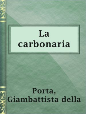 cover image of La carbonaria